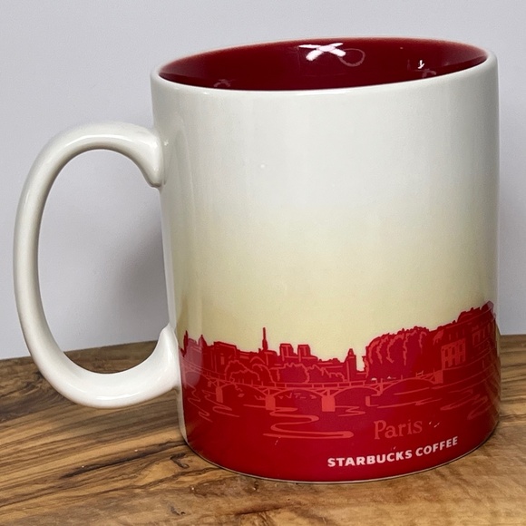 Starbucks Paris Mug Collector Series France Coffee Mug 2010 16oz EUC - Picture 6 of 12